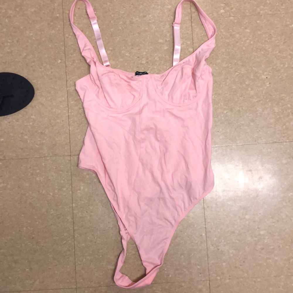 Pink bodysuit
